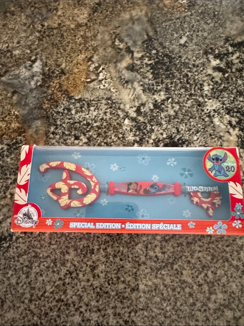 2022 Lilo & Stitch 20th Anniversary Collectible Key Special Edition